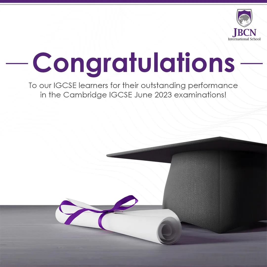 Congratulations To IGCE Learners At JBCN International School Oshiwara