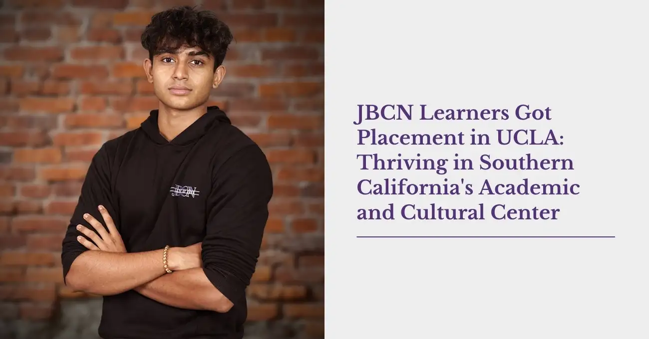 Featuring JBCN Learner: Samanyu Mishra