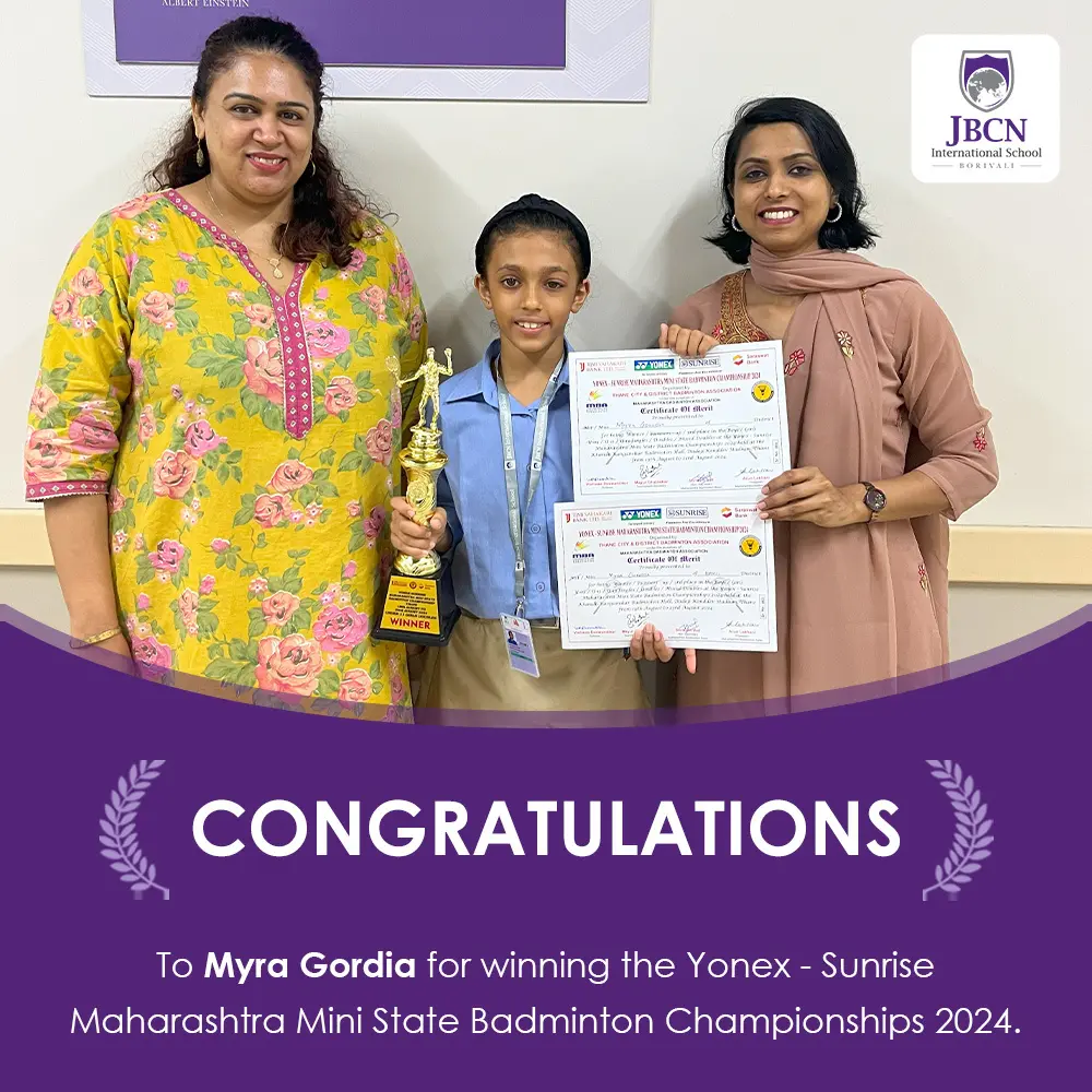 Myra Gordia, victory at Yonex-Sunrise Maharashtra Mini State Badminton Championships 2024
