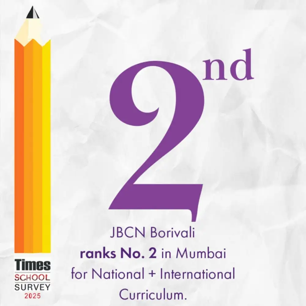 JBCN International School Borivali Ranks No. 2 In Mumbai for National and International Curriculum