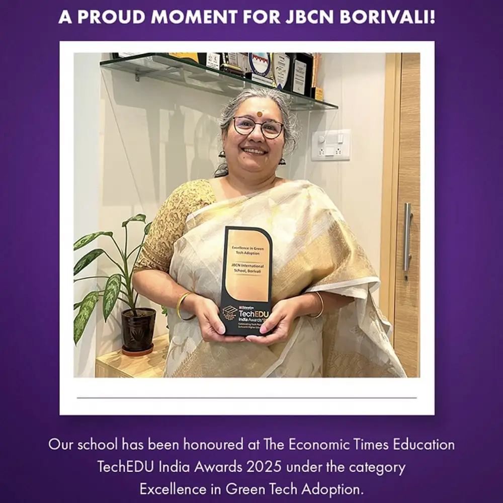 JBCN International School Borivali wins Excellence in Green Tech Adpotion 2025
