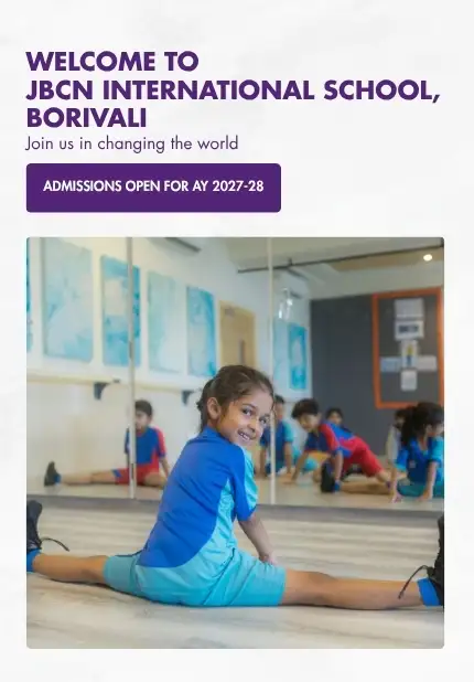 JBCN International Borivali is among top 40 school in the world mobile banner