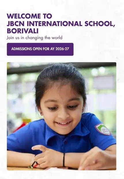 JBCN International Borivali is among top 40 school in the world mobile banner