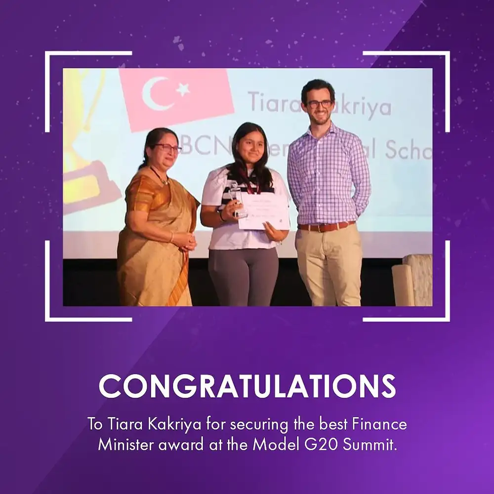 A special shoutout to Tiara Kakariya for securing the Best Finance Minister award!