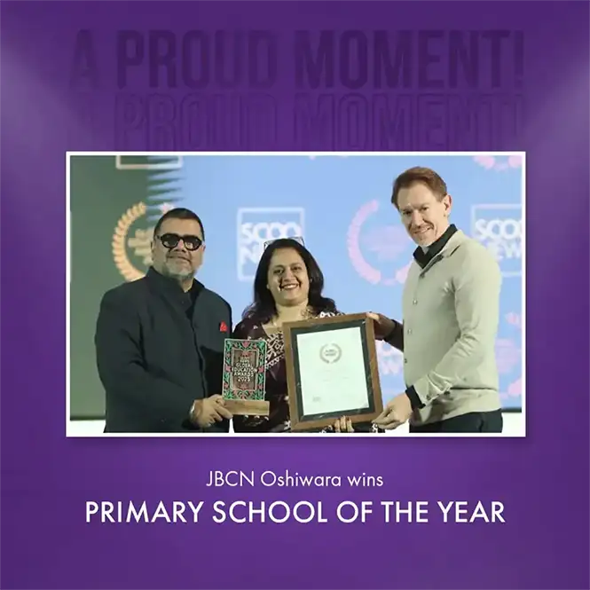 JBCN International School Oshiwara is the Best Primary School Of The Year