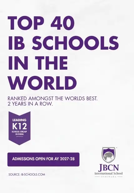 JBCN International School Oshiwara Ranked amongst Top 40 IB Schools in the world