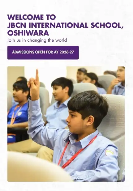 Welcome to JBCN International School Oshiwara admissions now open