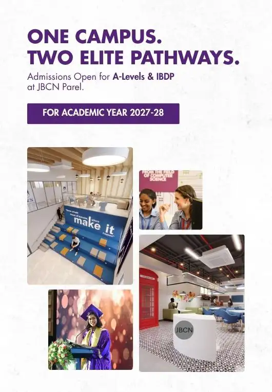 JBCN Parel IBDP and A Levels open for Academic Year 2027-28