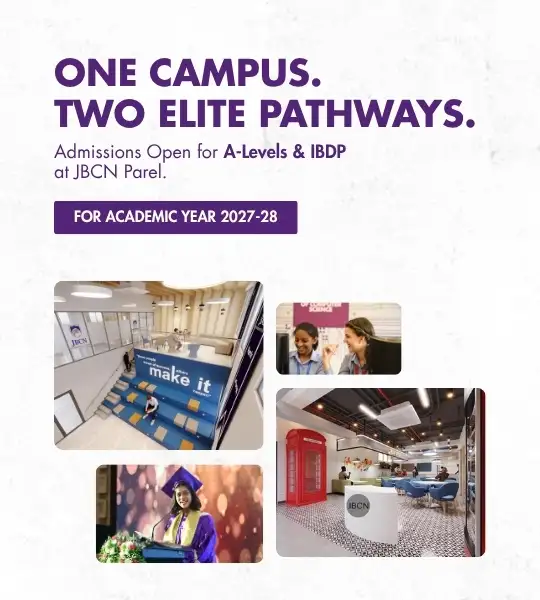 JBCN Parel IBDP and A Levels open for Academic Year 2027-28 