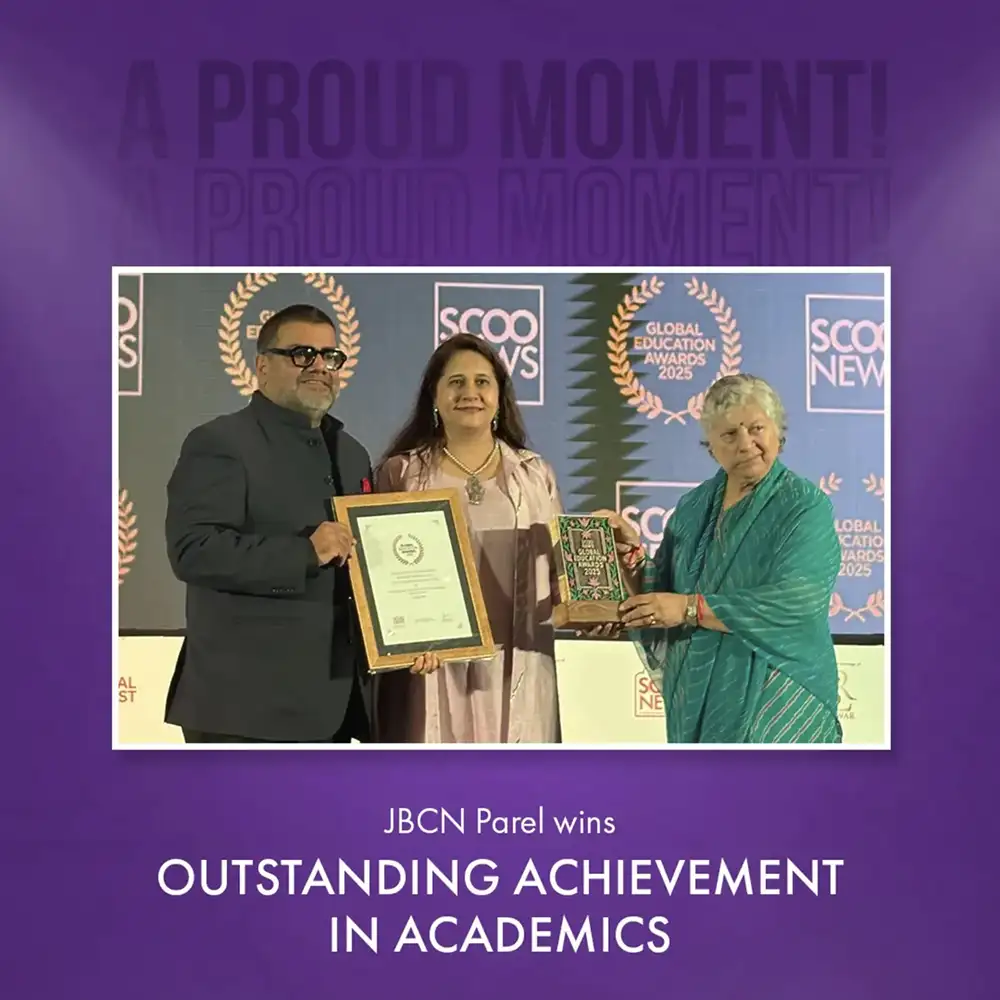 JBCN International School Parel wins Outstanding Achievement in Academics