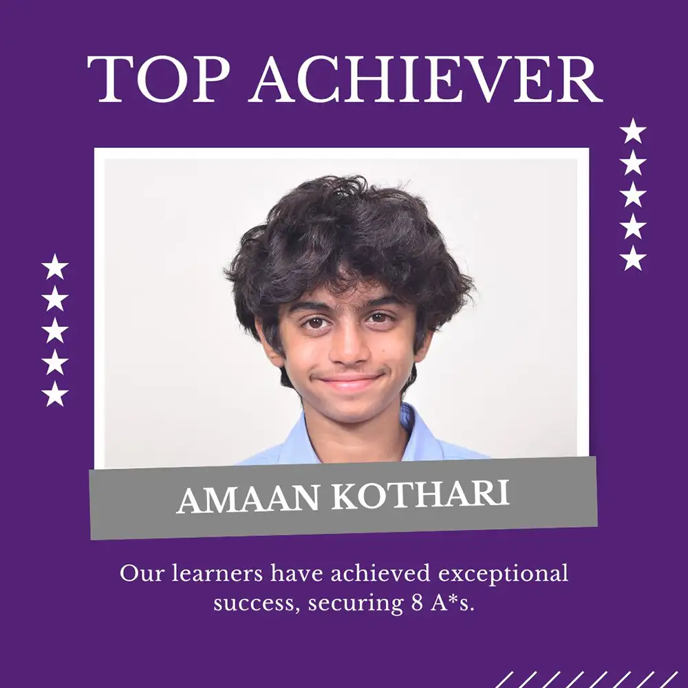 AMAAN KOTHARI JBCN Parel IGCSE Toppers