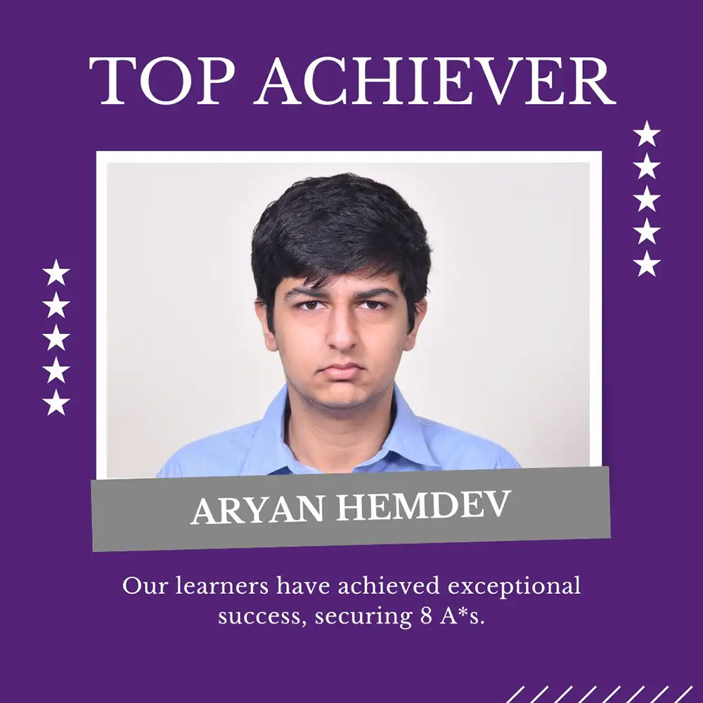 ARYAN HEMDEV JBCN Parel IGCSE Toppers