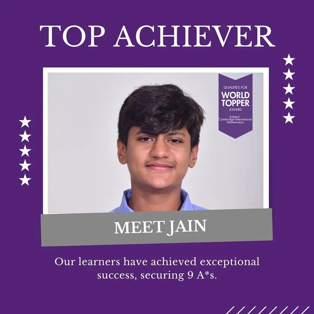 Meet Jain JBCN Parel IGCSE Toppers