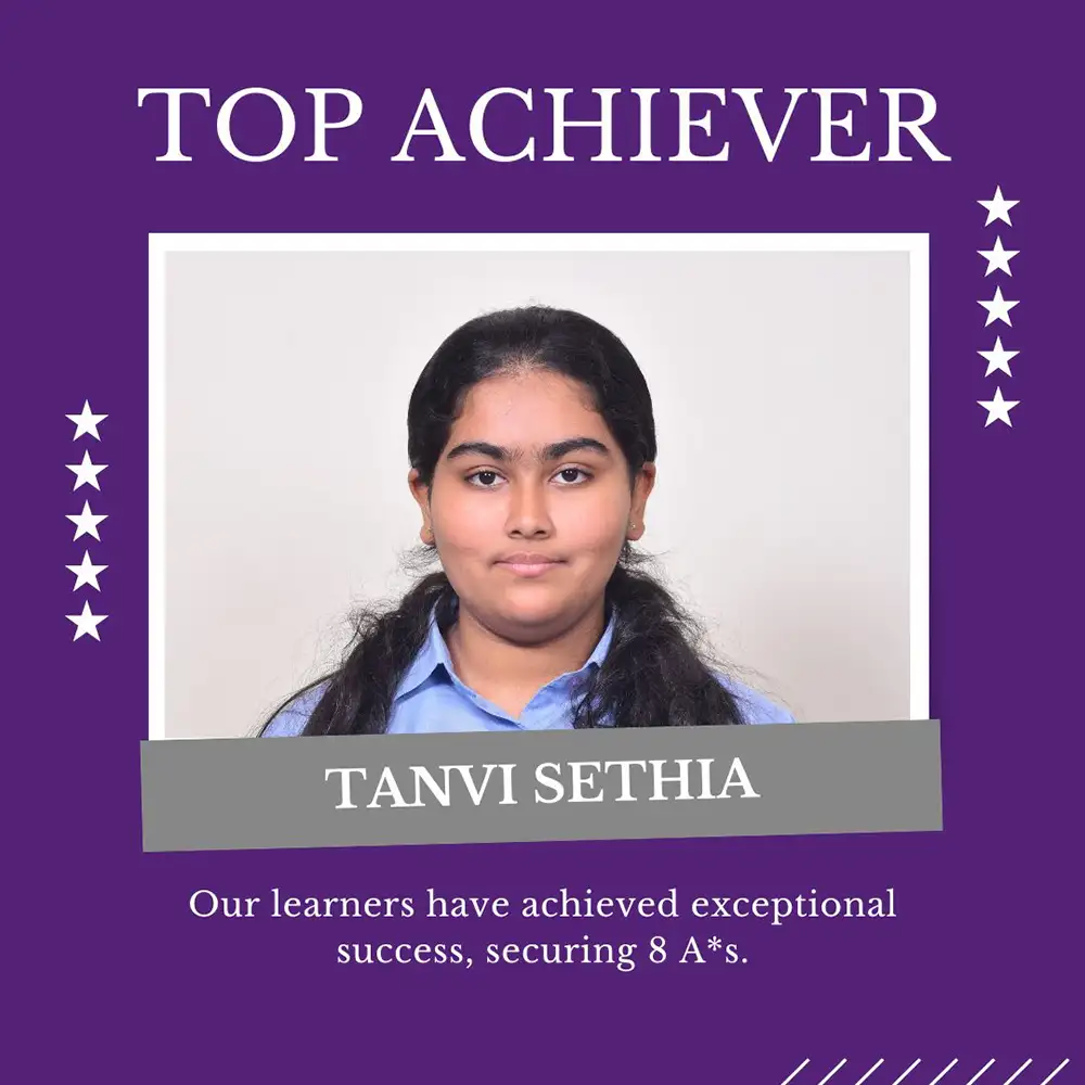 Tanvi Sethia JBCN Parel IGCSE Toppers