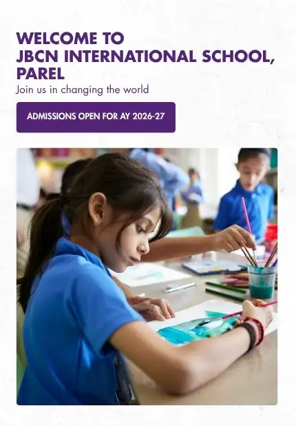 JBCN Parel is among top 40 ib school in the world and admissions open banner